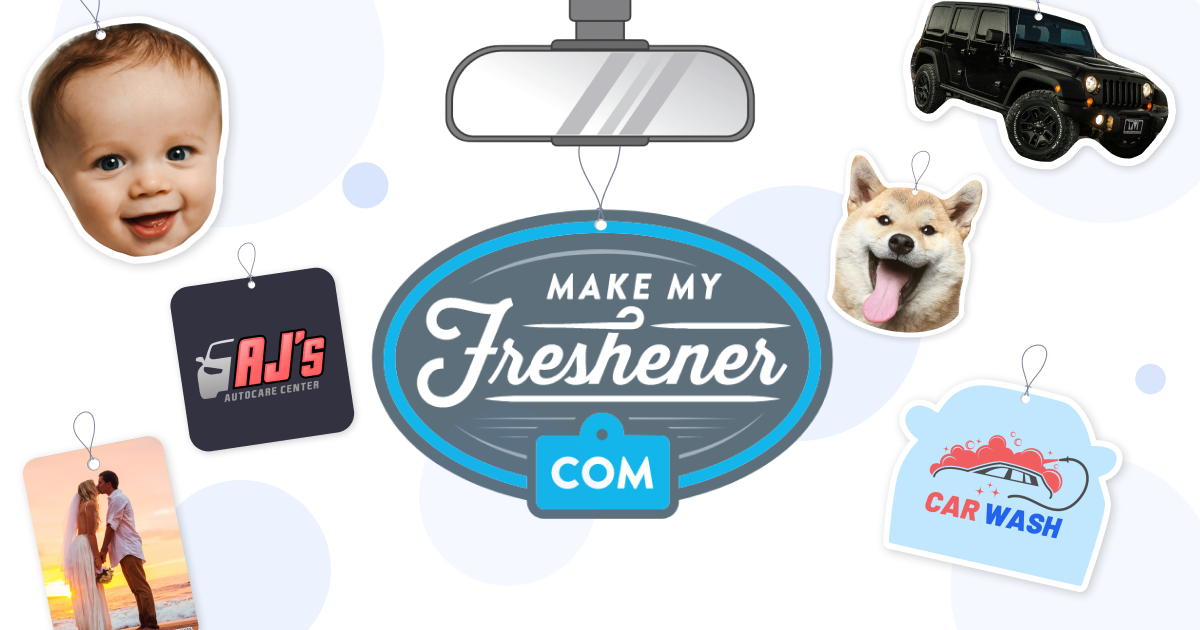 Shipping and production details for custom air fresheners
